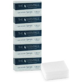 The Essentials 1000 Count Gauze Pads 4x4 - Soft 4-Ply Non Sterile Non Woven Dental Gauze Sponges - Esthetic Wipes - All Purpose Medical Gauze Squares for First Aid, Surgical, Wound Dressing