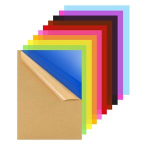 Acrylic Sheets 1/8 Thick, 10 Pcs 5 x 7 Inch Clear Colored Acrylic Sheets for Laser Cutting and Engraving, Perfect Cast Acrylic Material for DIY Craft Projects (10 Colors)