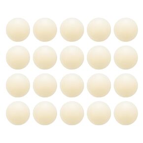 uxcell 20pcs Nylon Bearing Balls 3/4" 19.05mm Solid Plastic Balls, Precision Mini Nylon Balls