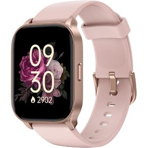 Smart Watch for Women Teens, Smartwatch Compatible Android Phone and iOS Phone, Answer/Make Calls, Fitness Tracker, Heart Rate/Sleep Tracker/100 Sports/IP68 Waterproof