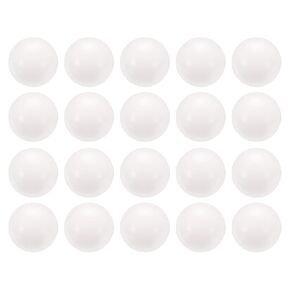 uxcell 20pcs POM Bearing Balls 25mm Solid Plastic Bearing Balls, Precision POM Balls
