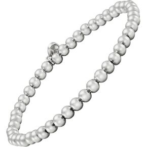 Silpada 'Beaded Circle' Bracelet in Sterling Silver, 6.25"