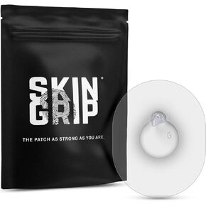 Skin Grip CGM Patches for Medtronic Guardian (20-Pack), Waterproof & Sweatproof for 10-14 Days, Pre-Cut Adhesive Tape, Continuous Glucose Monitor Protection (Clear)