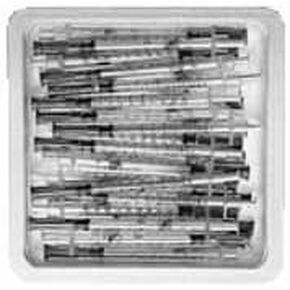 Allergist Tray, 1 mL, 27 G x 1/2, Pack of 25