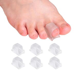 Hammer Toe Corrector - Toe Straightener for Overlapping Toes, Toe Spacers Toe Separators for Women and Men - 6 Count