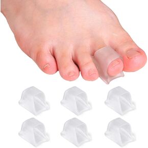Hammer Toe Corrector - Toe Straightener for Overlapping Toes, Toe Spacers Toe Separators for Women and Men - 6 Count in Kuwait