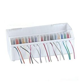 Dental Orthodontic Power Chain Storage Box Elastic Braces Rubber Band Dispenser with Lid