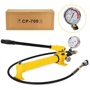 CP-700 Hydraulic Power Hand Pump,2 Speed 900cc High Pressure Portable Hydraulic Pump,10000Psi Hydraulic Power Pump(with Pressure Oil Gauge) in Kuwait