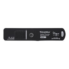 Welch Allyn REUSE-07 FlexiPort Reuseable Blood Pressure Cuffs with No Tubes or Connector, Raw Cuff, Infant, Size 7