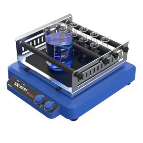 Four E' S Scientific Oribital and Linear Shaker, Digital Orbital Rotator Shaker with 20-500 RPM Adjustable Speed, Max.Load Capacity 7.5 KG, Brushless DC Motor, Continuous and Timed Mode