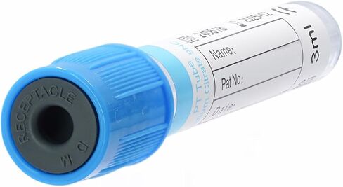 Vacutainer Blood Collection Tubes Lab Vacuum Blood Collecting Tube for Pet Animals Veterinary Lab Supplies 100 Pcs Wrap Packaging (Plain Tube, 5ml) in Saudi Arabia