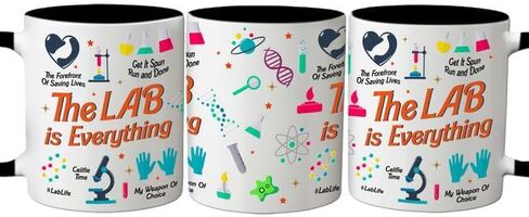 Lab Tech Gifts Funny - Ceramic Mug 11oz, Lab Week Gifts for Laboratory Workers, Medical Laboratory Science Gifts For Women Men, Lab Technician Coffee Cups For Birthday Christmas in Saudi Arabia