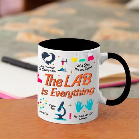 Lab Tech Gifts Funny - Ceramic Mug 11oz, Lab Week Gifts for Laboratory Workers, Medical Laboratory Science Gifts For Women Men, Lab Technician Coffee Cups For Birthday Christmas in Saudi Arabia