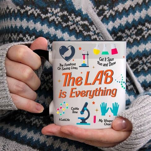 Lab Tech Gifts Funny - Ceramic Mug 11oz, Lab Week Gifts for Laboratory Workers, Medical Laboratory Science Gifts For Women Men, Lab Technician Coffee Cups For Birthday Christmas in Saudi Arabia