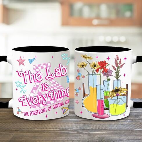 Lab Tech Gifts Funny - Ceramic Mug 11oz, Lab Week Gifts for Laboratory Workers, Medical Laboratory Science Gifts For Women Men, Lab Technician Coffee Cups For Birthday Christmas in Saudi Arabia