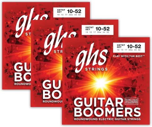 GHS Strings GBM Guitar Boomers, Nickel-Plated Electric Guitar Strings, Medium (.011-.050) in Kuwait