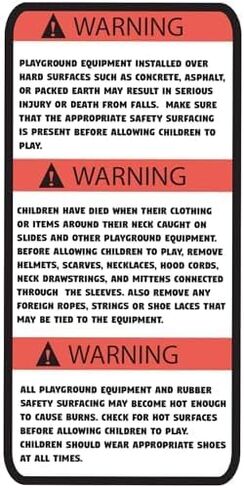 Playground Safety Stickers in Saudi Arabia