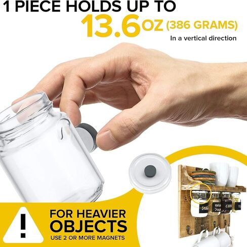 Adhesive Magnets - Ferrite Magnetic - 72 Pieces - Round Disc Magnets - Strong Sticky Adhesive Backing - Ceramic Magnets Ideal for Projects, Kitchen - 1"x0.15" in Kuwait