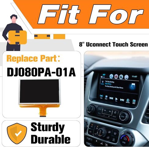 شاشة LEVANLIGHT DJ080PA-01A تعمل باللمس مقاس 8 بوصات، وراديو ملاحة LCD متوافق مع GMC Yukon XL 2015-2018 | لسييرا | لشيفي وكانيون | للضواحي | لتاهو | لسيلفرادو. (بدون شاشة LCD) in Kuwait