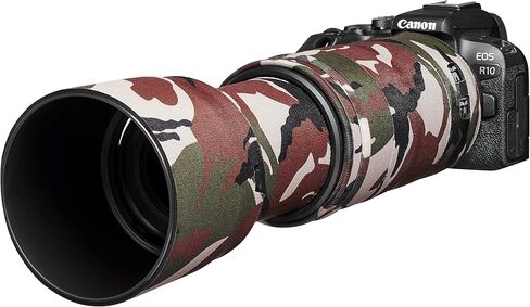 ايزي كفر غطاء واقي لعدسة عدسة نيوبرين مموه من اوك فوريست متوافق مع كانون RF 100-400 ملم F5.6-8 IS USM, فوريست كاموفلاج, Locrf100400fc in Kuwait