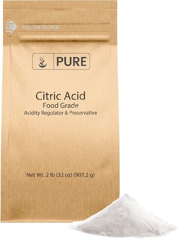 PURE ORIGINAL INGREDIENTS Citric Acid Powder (2 lb) Eco-Friendly Packaging, Natural, Food Safe in Saudi Arabia
