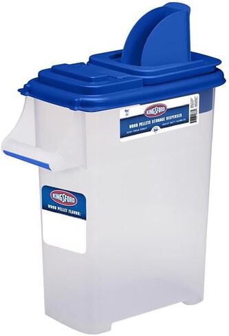 Buddeez 08301B-KPLT-DS موزع حبيبات الخشب كينغسفورد، عدد 1، شفاف/أزرق in Kuwait