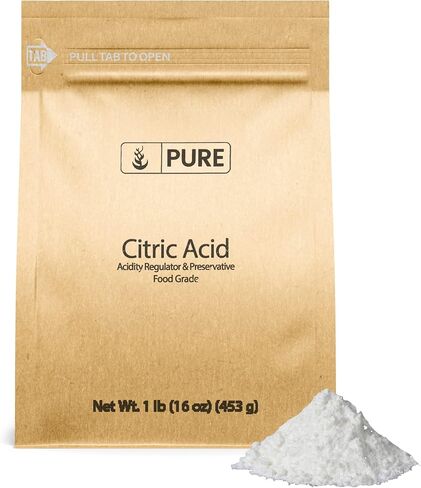 PURE ORIGINAL INGREDIENTS Citric Acid Powder (2 lb) Eco-Friendly Packaging, Natural, Food Safe in Saudi Arabia