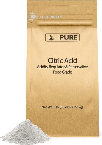 PURE ORIGINAL INGREDIENTS Citric Acid Powder (2 lb) Eco-Friendly Packaging, Natural, Food Safe in Saudi Arabia