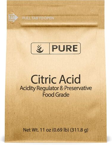 PURE ORIGINAL INGREDIENTS Citric Acid Powder (2 lb) Eco-Friendly Packaging, Natural, Food Safe in Saudi Arabia