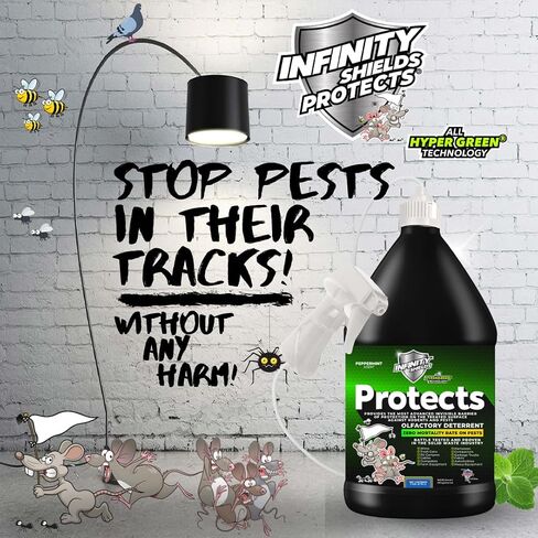 Protects • Olfactory Deterrent & Odor Eliminator - Prevents Chewing Wires, Cables, Harnesses, & Nesting. Drives Pests Away Without Harm | With Remote Sprayer in Saudi Arabia