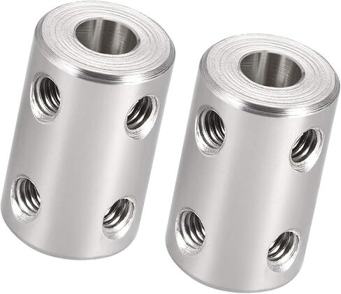 Shaft Coupling 8mm to 8mm Bore Coupler Connector Joint Motor Accessories D14mm x L22mm for 3D Printer Encoder CNC Machine,Silver in Saudi Arabia