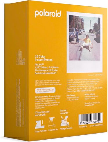 Polaroid Color Film for I-Type Double Pack, 16 Color Instant Photos (6009) in Saudi Arabia