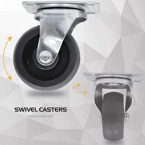 Olympia Tools Plastic Furniture Dolly for Moving with 2000 LB Capacity, 18 x 30 in, Fully Assembled (Two Packs) in Kuwait