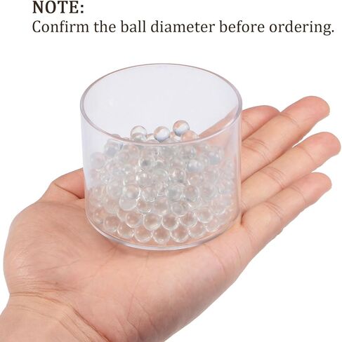 100pcs Glass Ball Boiling Stones - [8mm] Soda Lime Glass for Valves Equipment in Saudi Arabia