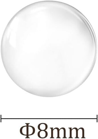 100pcs Glass Ball Boiling Stones - [8mm] Soda Lime Glass for Valves Equipment in Saudi Arabia