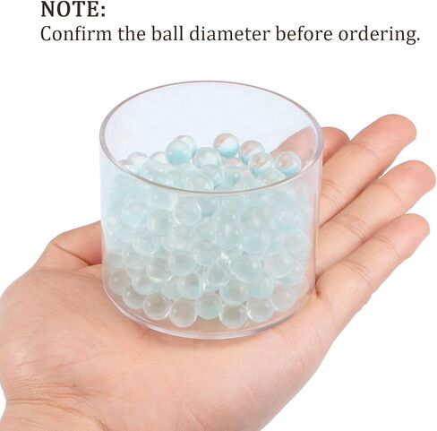 200pcs Glass Ball Boiling Stones - [9mm] Soda Lime Glass for Valves Equipment in Saudi Arabia