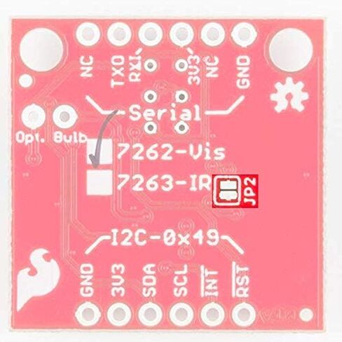مستشعر SparkFun الطيفي - AS7262 مرئي (Qwiic) - يكتشف الأطوال الموجية في النطاق المرئي عند 450، 500، 550، 570، 600 و650 نانومتر من الضوء لكل منها مع 40 نانومتر من الكشف الكامل بنصف الحد الأقصى - 2.7 فولت - 3.6 فولت in Saudi Arabia