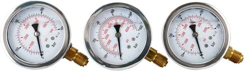 مجموعة أدوات قياس الضغط الهيدروليكي من Dasmarine، مجموعة أدوات اختبار الضغط الهيدروليكي لأجزاء الحفارات، أدوات اختبار الضغط الهيدروليكي لآلات بناء الحفارات، 250/400/600Bar/11 وصلات in Kuwait