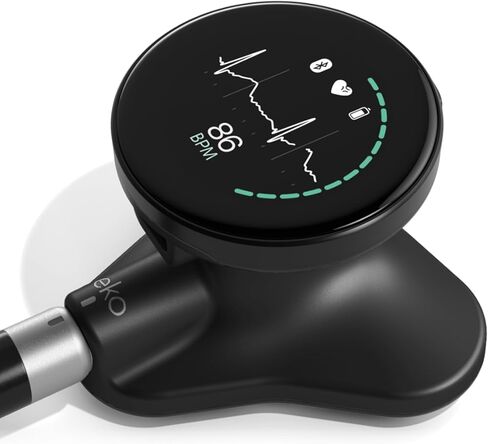 Eko CORE 500™ Digital Stethoscope — The Pinnacle of Digital Stethoscope Technology, Combining TrueSound™ Audio with 3-Lead ECG and a Full-Color Display, Silver Chestpiece, COR501 in Saudi Arabia
