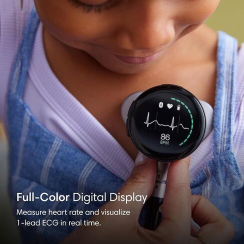 Eko CORE 500™ Digital Stethoscope — The Pinnacle of Digital Stethoscope Technology, Combining TrueSound™ Audio with 3-Lead ECG and a Full-Color Display, Silver Chestpiece, COR501 in Saudi Arabia