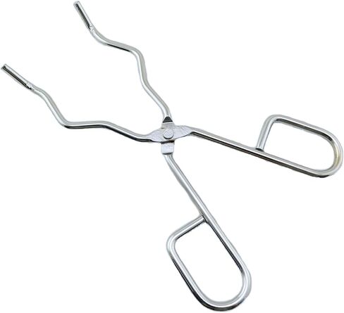 Laboratory Stainless Steel Crucible Clamp 20cm/8 inch Ceramic Crucible Appliance Beaker Clamp Crucible Tongs For Laboratory Soldering Heating Charcoal Grill in Saudi Arabia