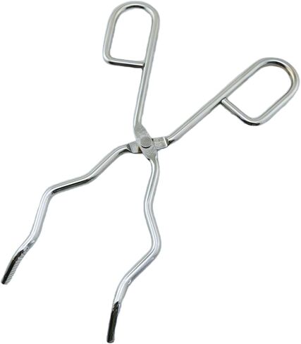 Laboratory Stainless Steel Crucible Clamp 20cm/8 inch Ceramic Crucible Appliance Beaker Clamp Crucible Tongs For Laboratory Soldering Heating Charcoal Grill in Saudi Arabia