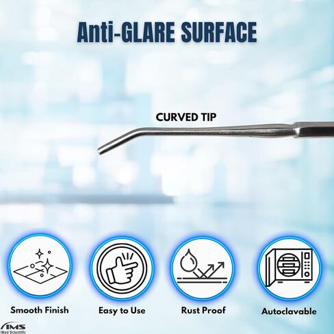 Mall Probe and Seeker Dissecting Instrument Angular Semi-Blunt Tip Made of Stainless Steel for Lab Dissections Multipurpose Laboratory Supplies Used by Student and Professionals (1 Pcs) in Saudi Arabia