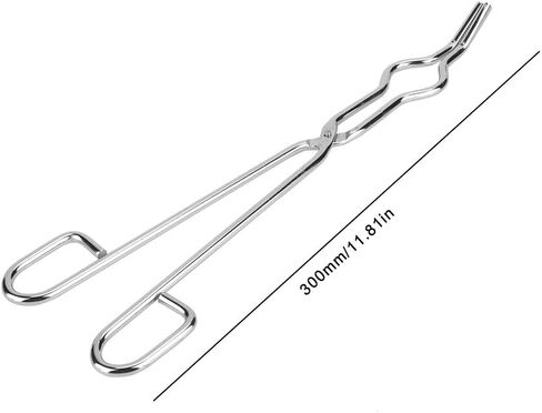 Stainless Steel Crucible Tongs, Crucible Tongs for Laboratory Professional Foundry Tongs Beaker Tongs with Rivet Lab Crucible Tongs(200mm) in Saudi Arabia