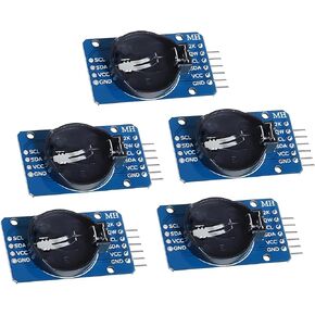 5Pcs DS3231 AT24C32 IIC RTC Clock Module High Precision Real Time Clock Sensor Module Storage Module for Arduino