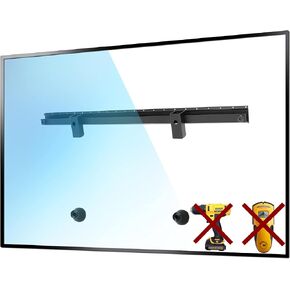 Studless Drywall TV Mount fits Most 32-75 inch TVs, No Stud Needed TV Wall Mount Bracket with Loading Capacity 150 lbs, Max Vesa 600 x 400mm (All Hardware Screws Include)