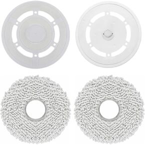 Mop Pad and Mop Pad Holder for Ecovacs Deebot T20 Omni, T20 PRO, T20 MAX Vacuum Cleaner, T20 Omni Mop Pad Board Plate Accessories and Mop Pad Replacement Part