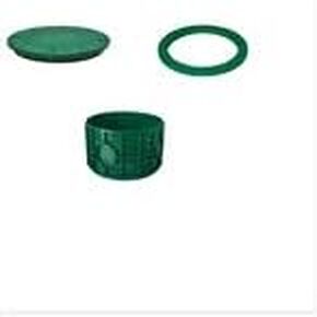 Tuf-Tite 3PC Bundle 24x12 Riser, 24in Ring & 24 in Flat lid