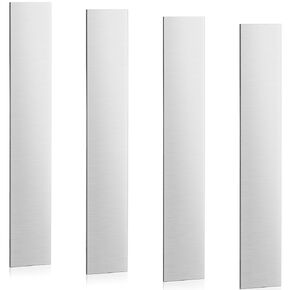 4 Pcs Pure Nickel Sheet 0.04 x 1 x 6 Inches Nickel Anode 99.6% Pure Nickel Plating Nickel Strip Nickel Plate for Nickel Plating, Nickel Electroplating and DIY Nickel Plating