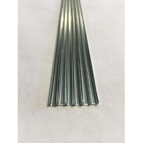 U Zinc - 1/8" - 6ft Zinc Came (Cut Into 3 - 24" Pieces)